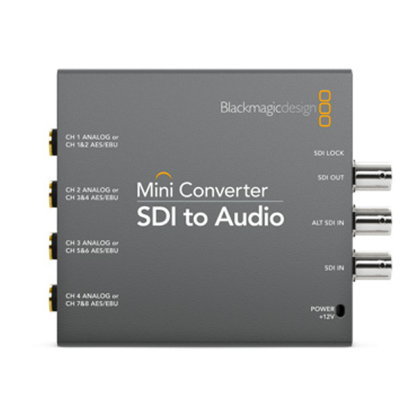 SDI to Audio Converter